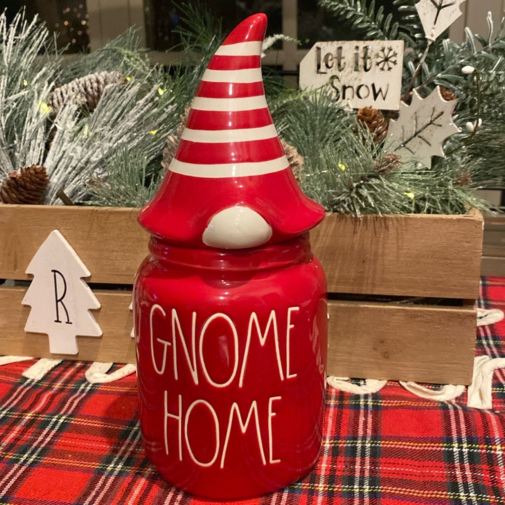 Rae Dunn small Gnome Home canister